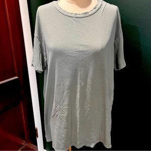 Aerie Light Gray Short Sleeve Tee